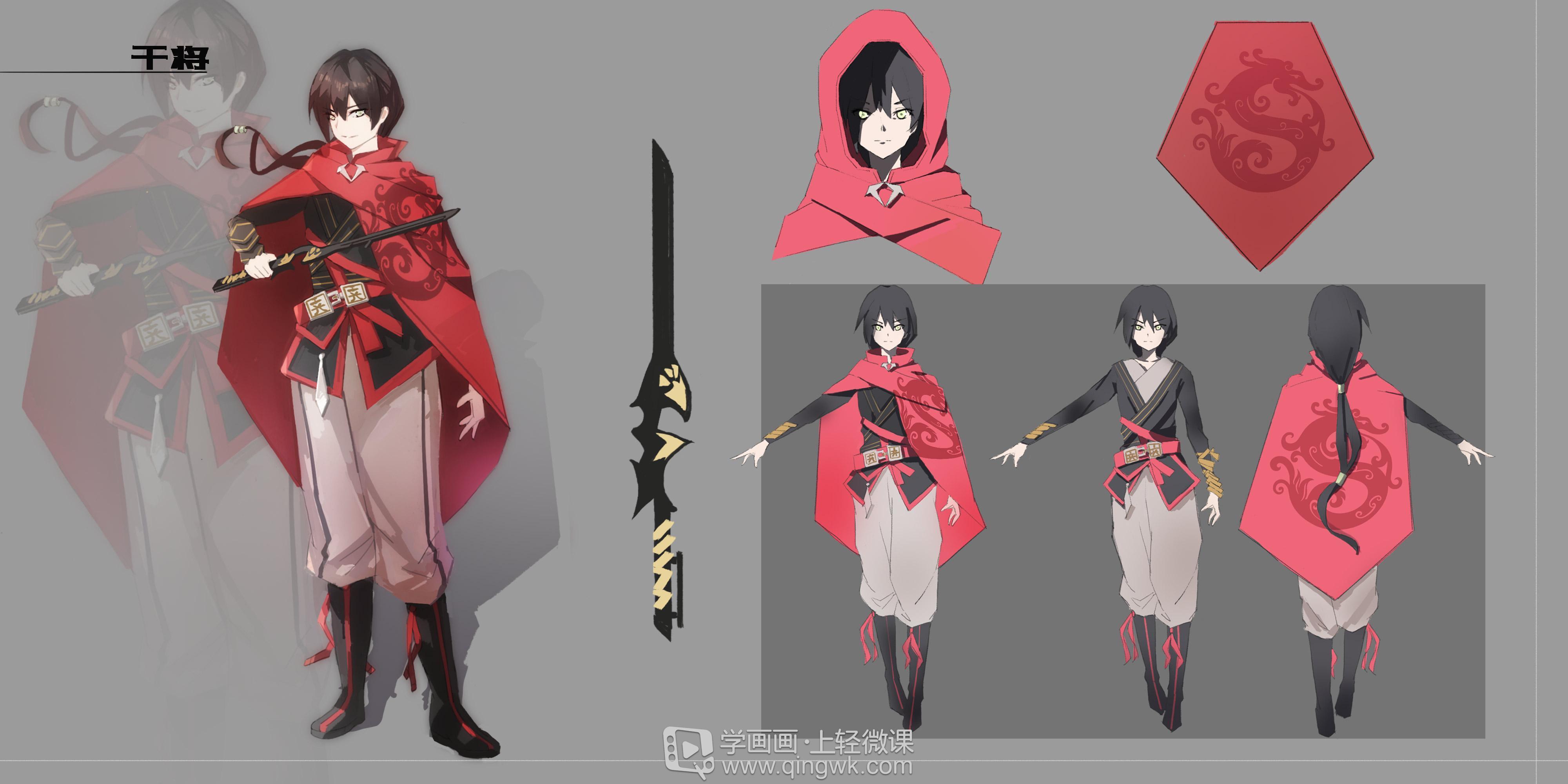 动漫人物三视图绘制指南